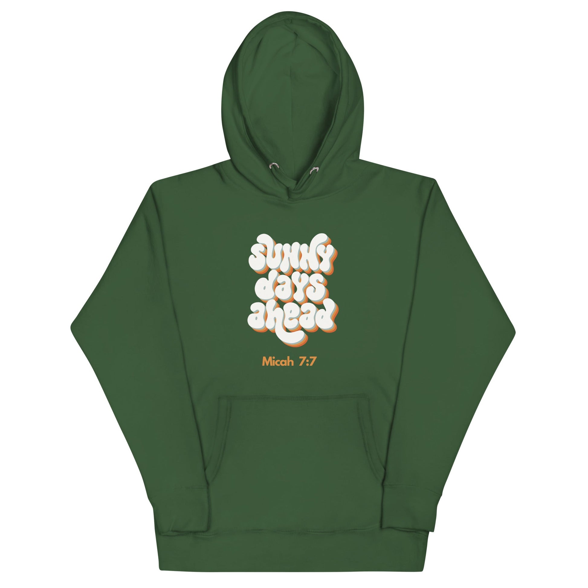 Sunny Days Ahead Hoodie – Micah 7:7 Faith & Hope Edition | Women's Hoodie | – GodSpeed Threads
