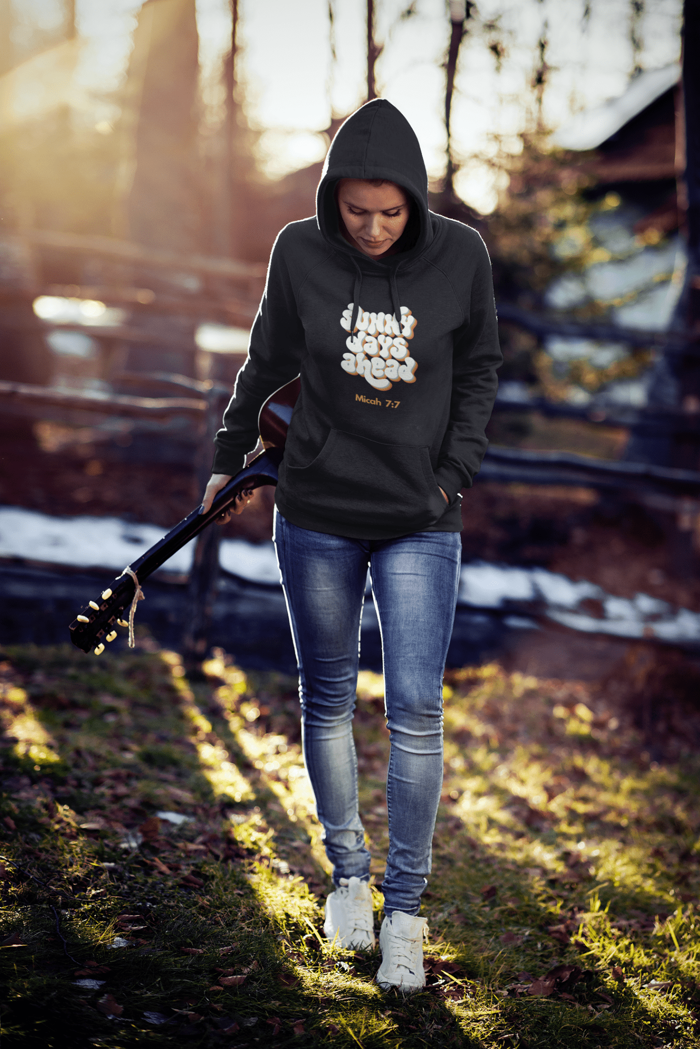 Sunny Days Ahead Hoodie – Micah 7:7 Faith & Hope Edition | Women's Hoodie | – GodSpeed Threads