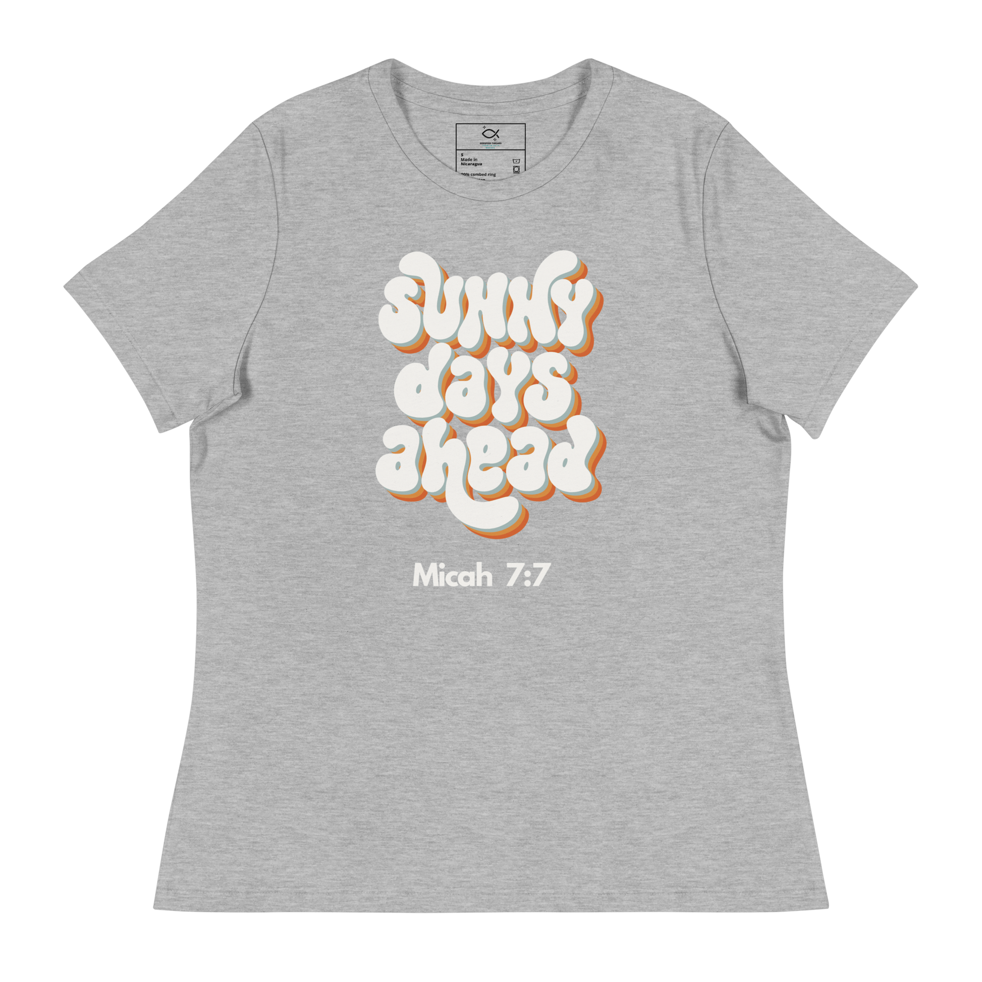 Sunny Days Ahead T-Shirt – Faith & Positivity Graphic Tee | Women's T-Shirts – GodSpeed Threads