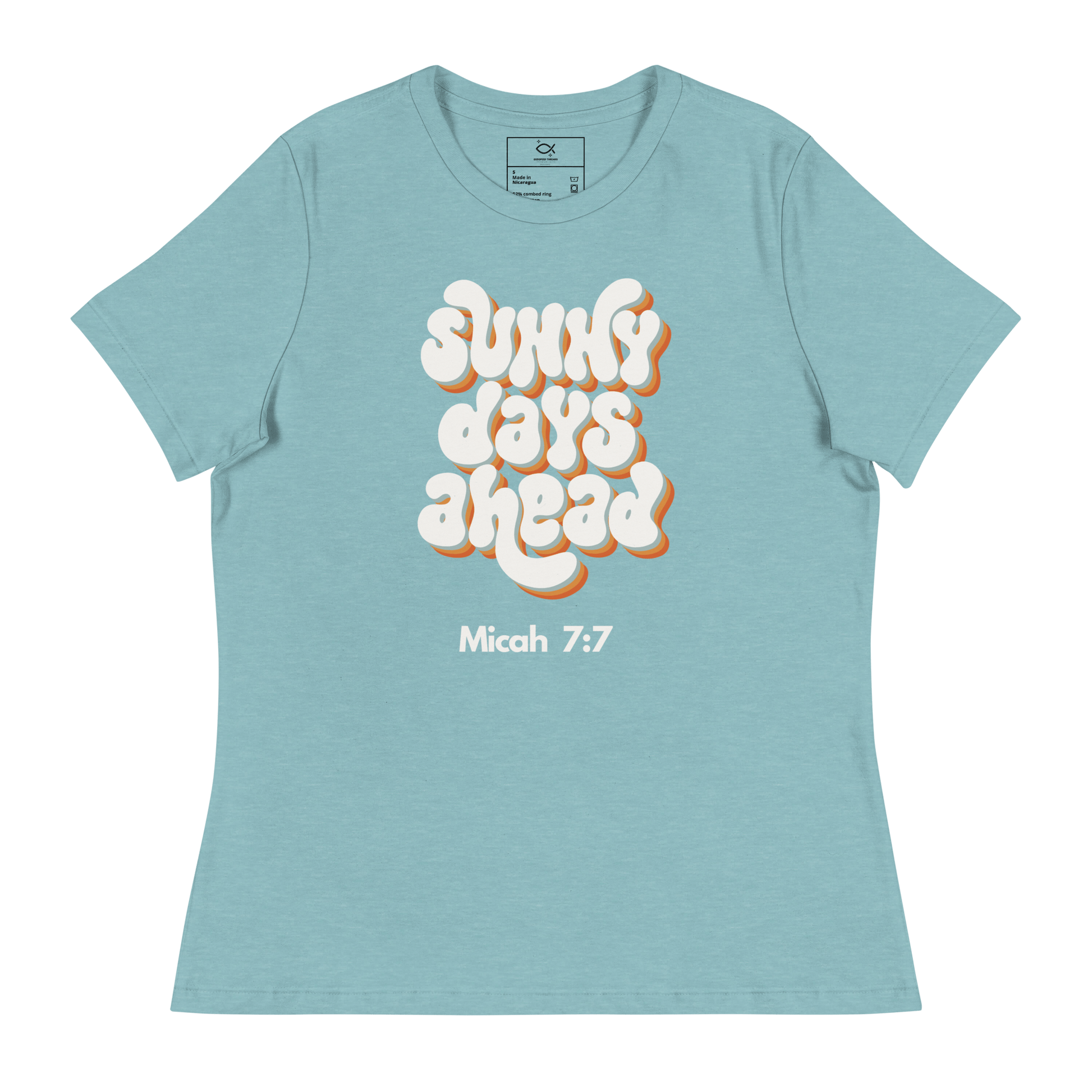 Sunny Days Ahead T-Shirt – Faith & Positivity Graphic Tee | Women's T-Shirts – GodSpeed Threads
