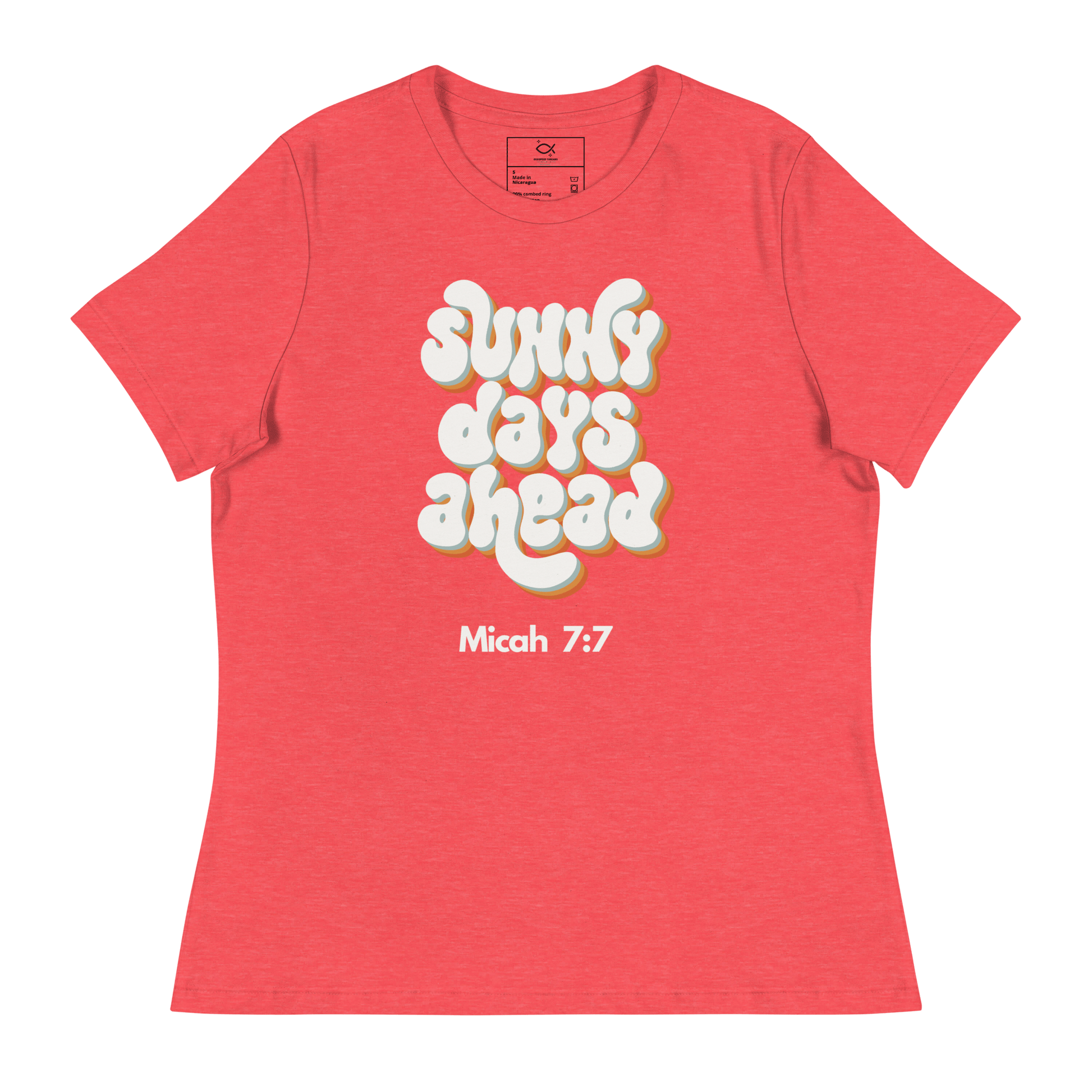 Sunny Days Ahead T-Shirt – Faith & Positivity Graphic Tee | Women's T-Shirts – GodSpeed Threads