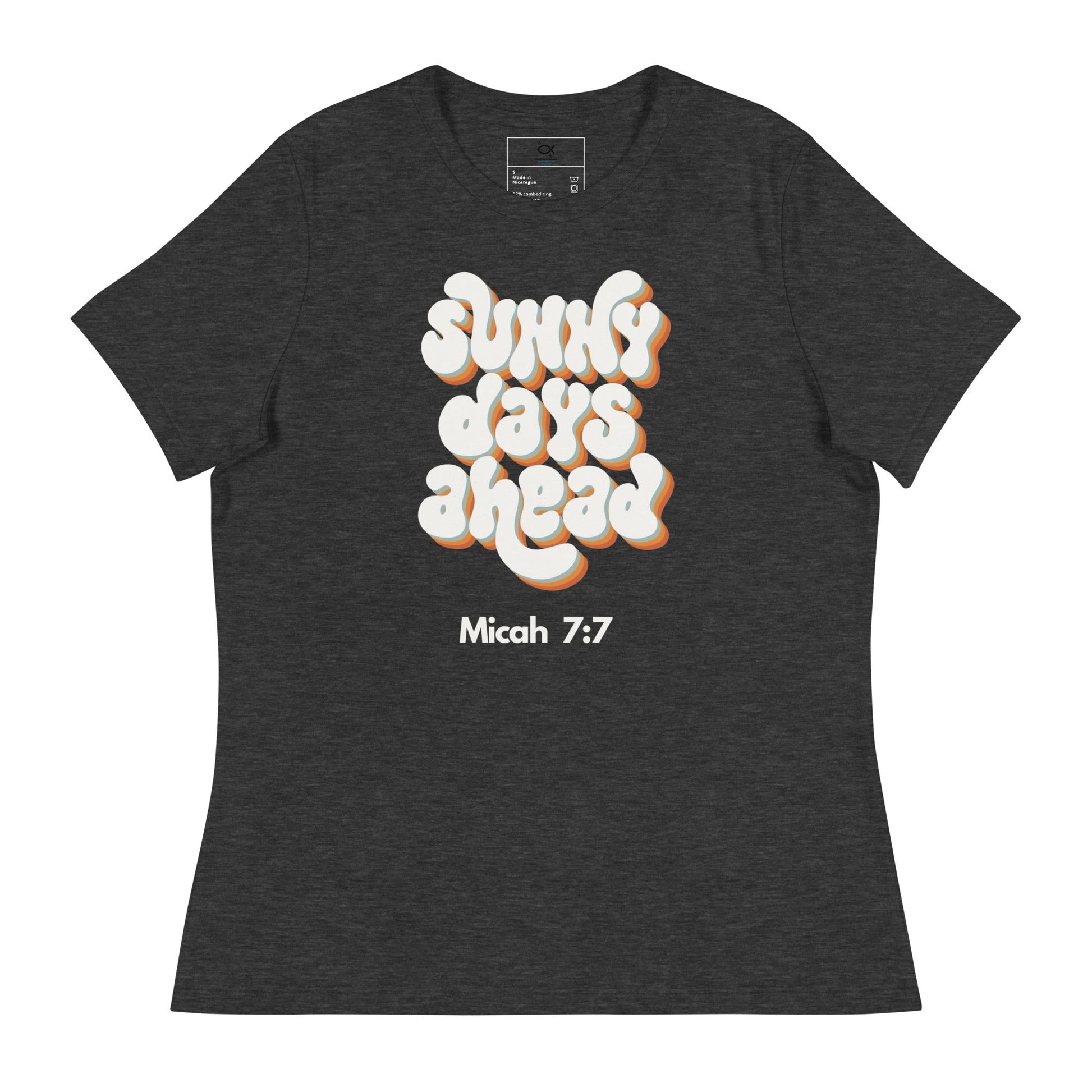 ⭐ Sunny Days Ahead T-Shirt – Micah 7:7 | Women's T-Shirts – GodSpeed Threads