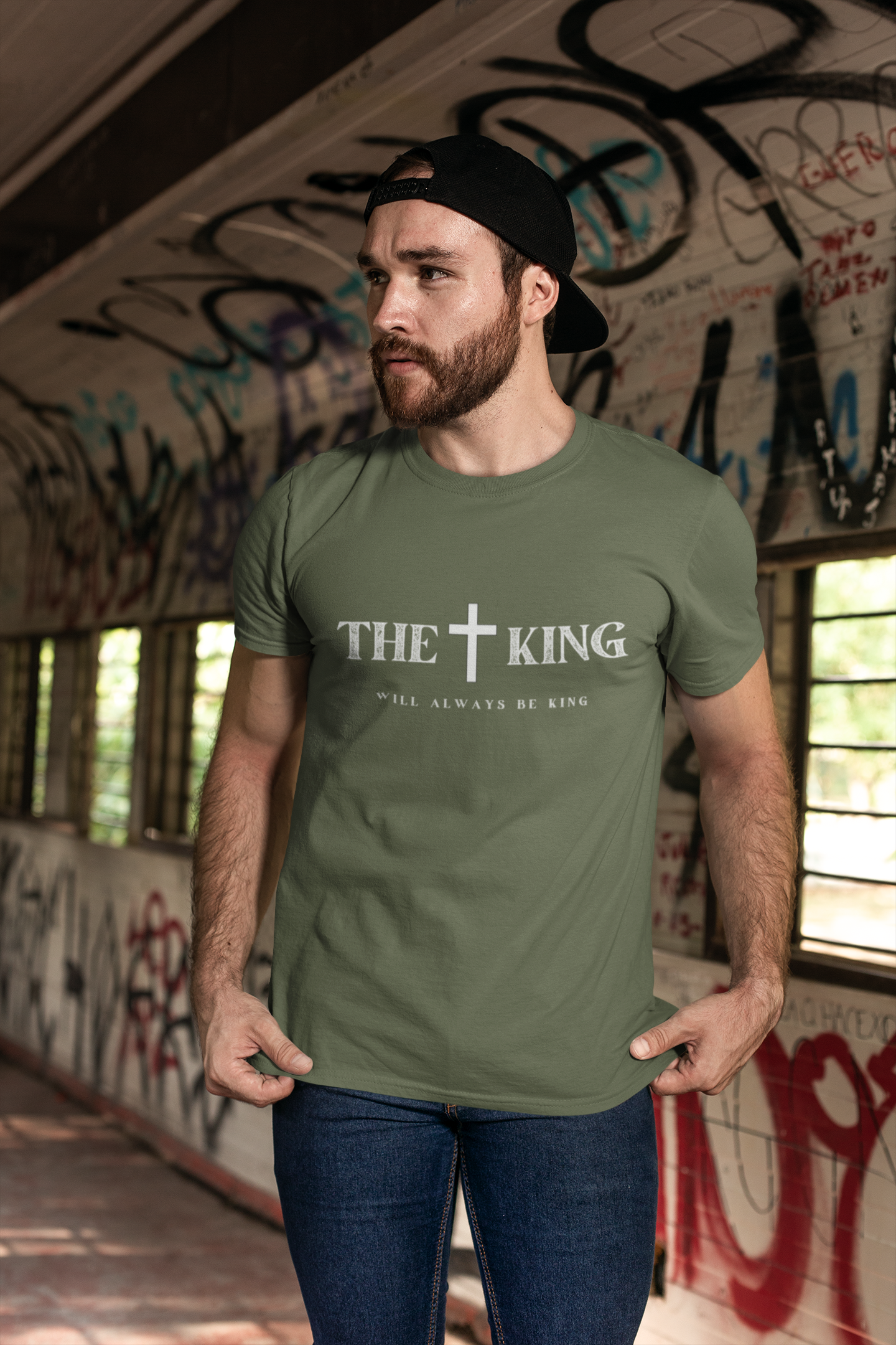 The King Christian Inspirational T-Shirt - "The King Will Always Be King"