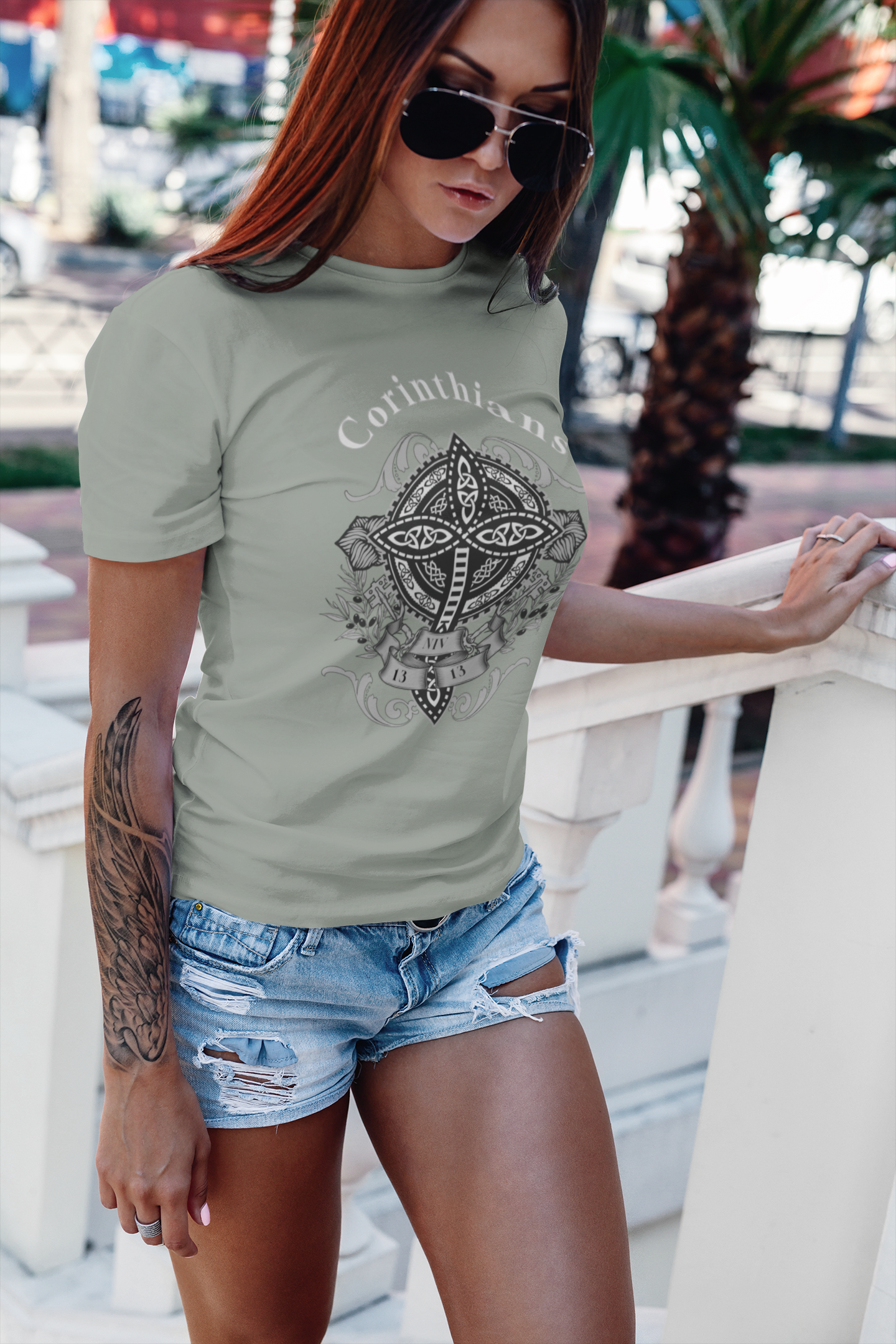 ✝️ Corinthians Women’s Relaxed T-Shirt – Faith-Inspired ComfortWomen's Relaxed T-Shirt