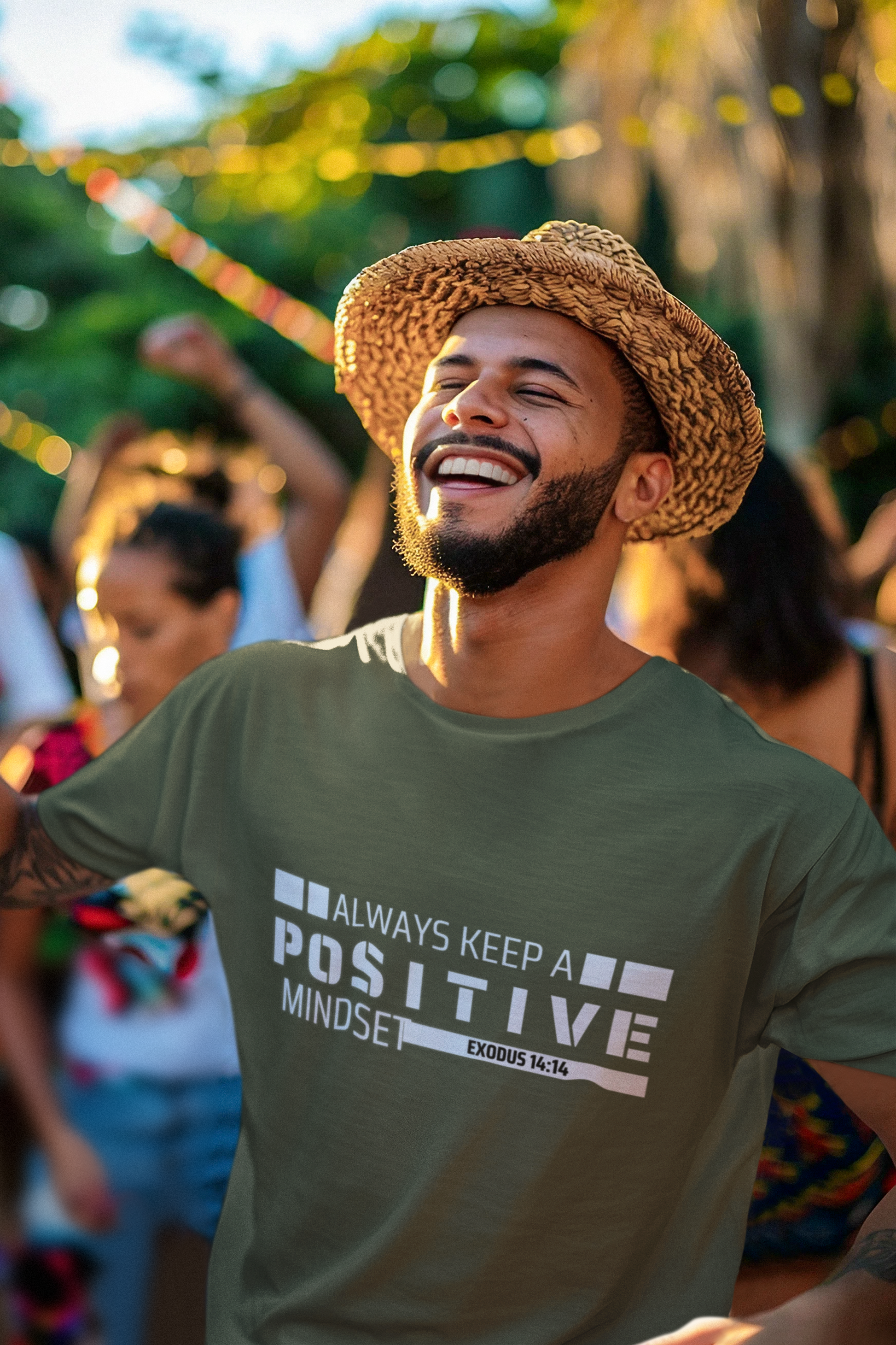 Embrace Positivity and Trust with the Exodus 14:14 T-Shirt