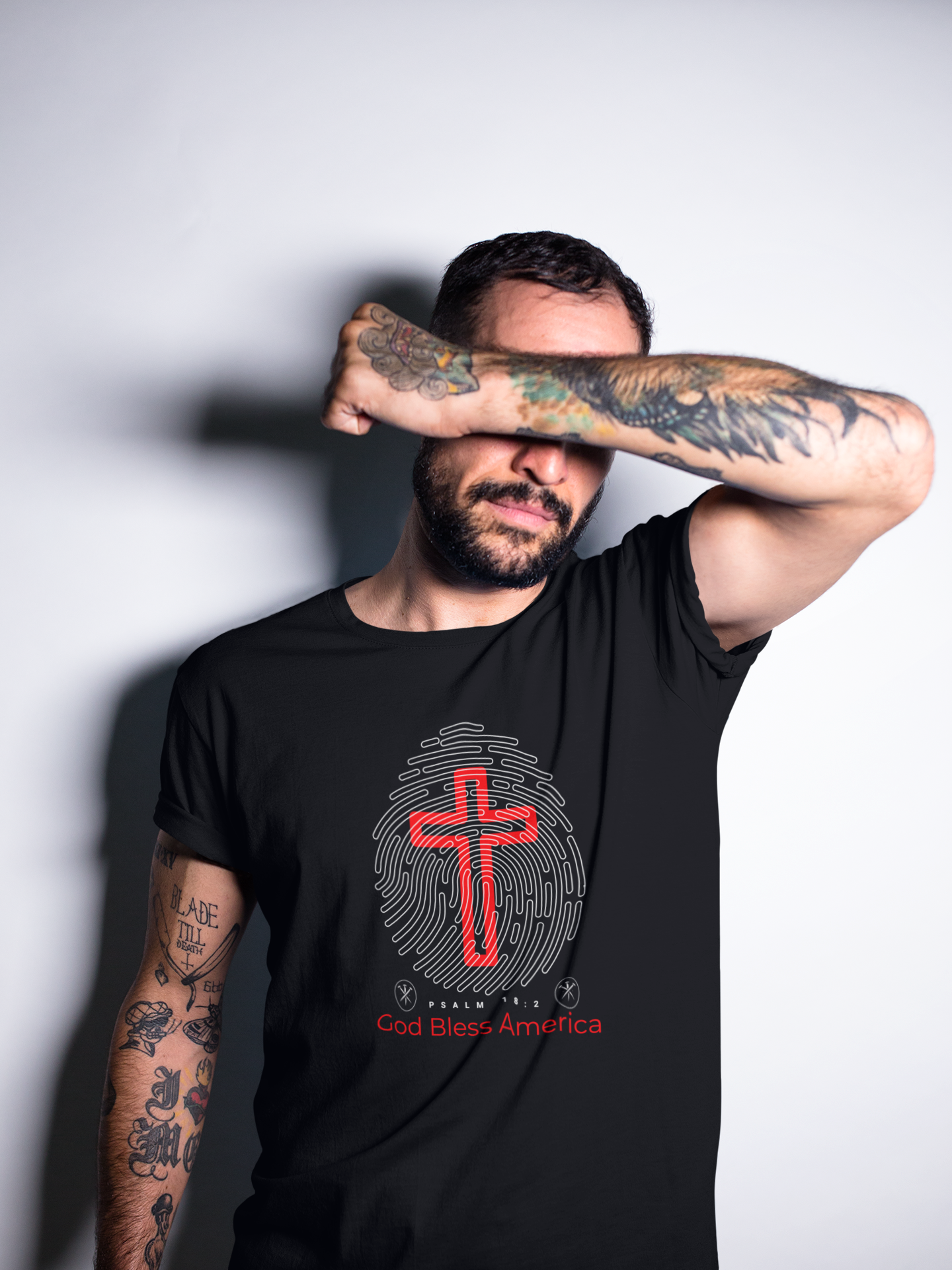 God Bless America T-Shirt - Psalm 18:2