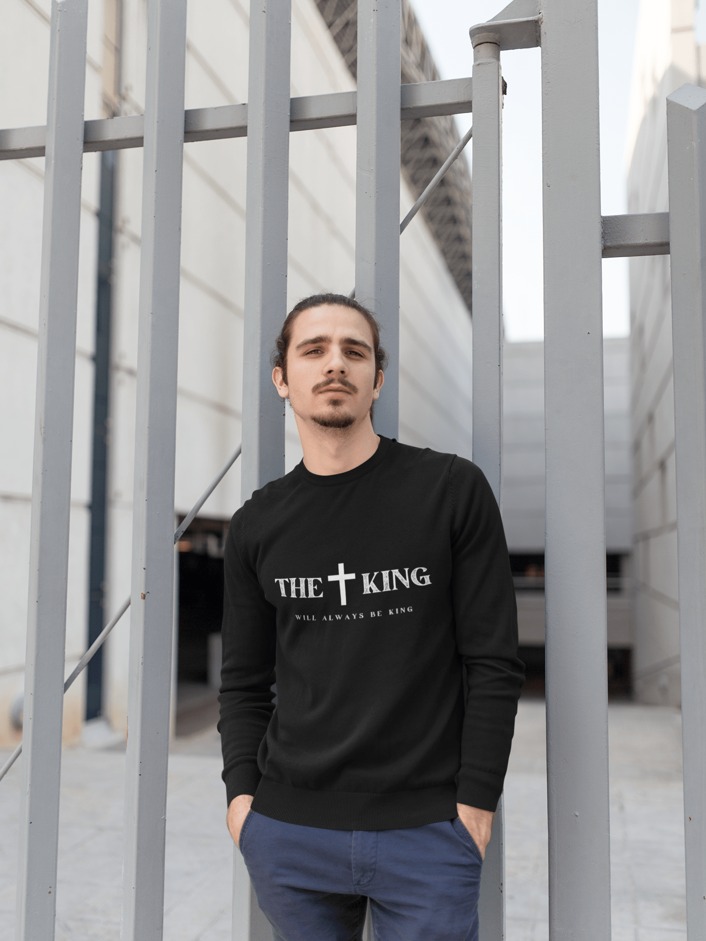 ✝ The King Will Always Be King – Christian Faith Sweater | sweatshirts – GodSpeed Threads