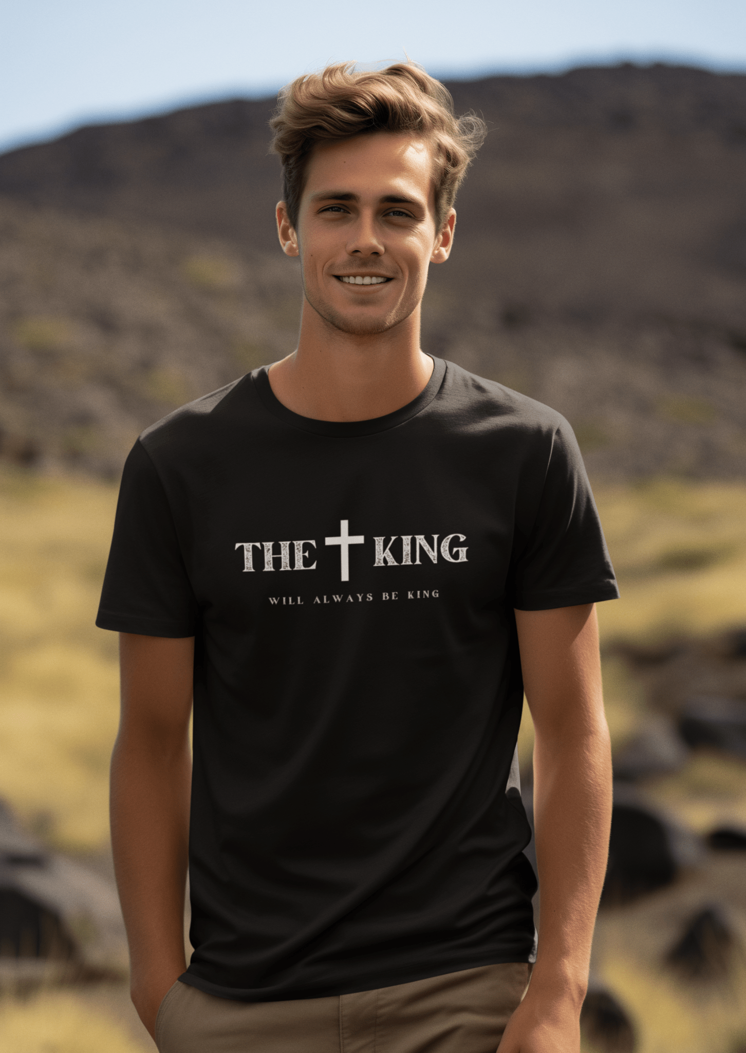 The King Will Always Be King T-Shirt – Christian Faith Apparel | T-Shirt – GodSpeed Threads