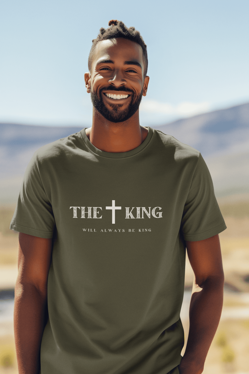 The King Will Always Be King T-Shirt – Christian Faith Apparel | T-Shirt – GodSpeed Threads