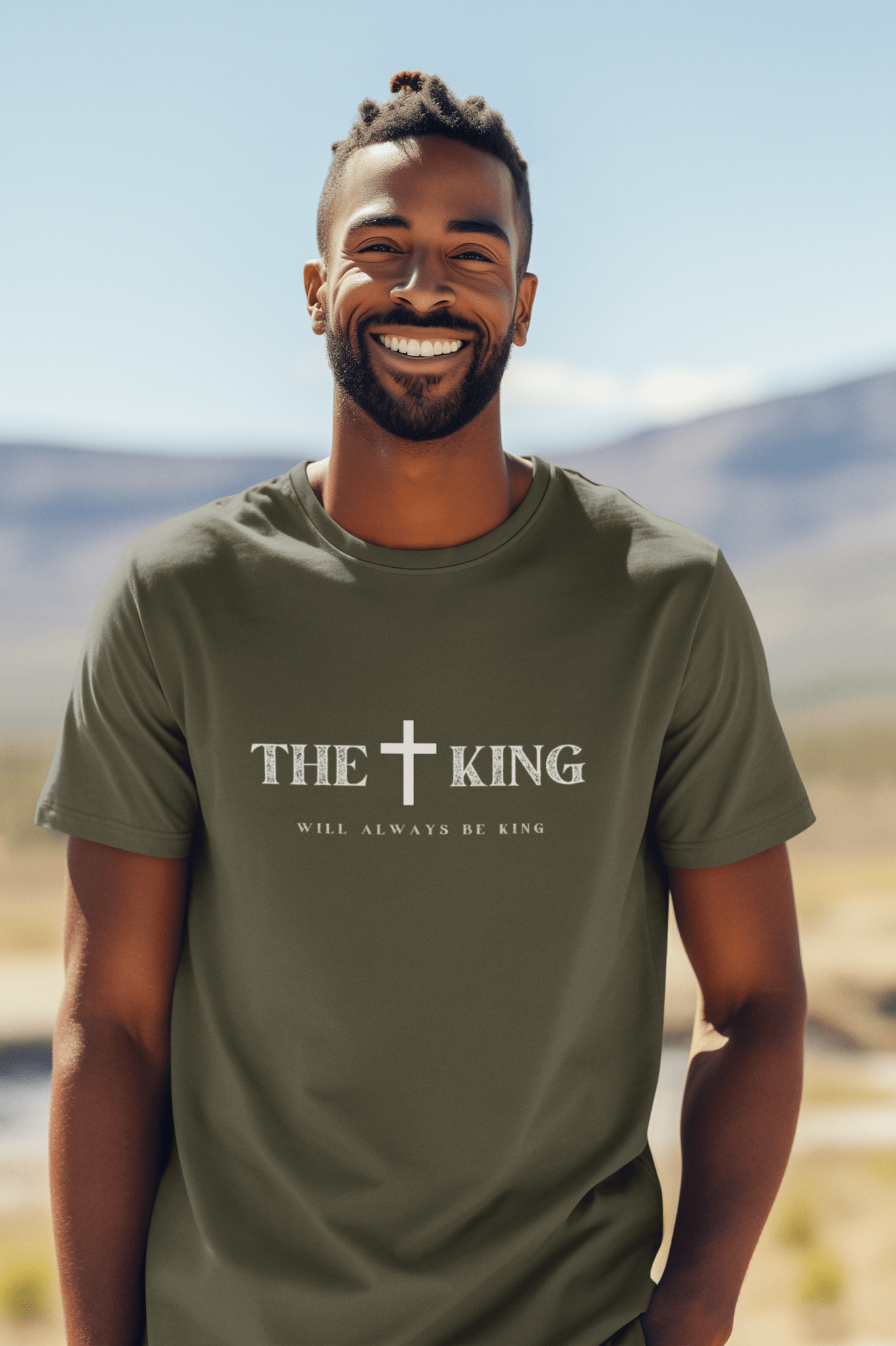The King Will Always Be King T-Shirt – Christian Faith Apparel | T-Shirt – GodSpeed Threads