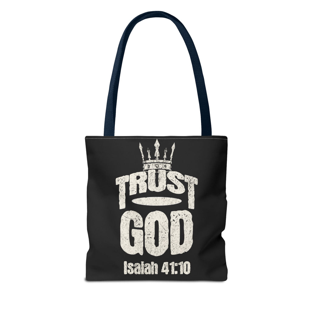 ✝️ Trust God – Isaiah 41:10 Christian Tote Bag | Bags – GodSpeed Threads