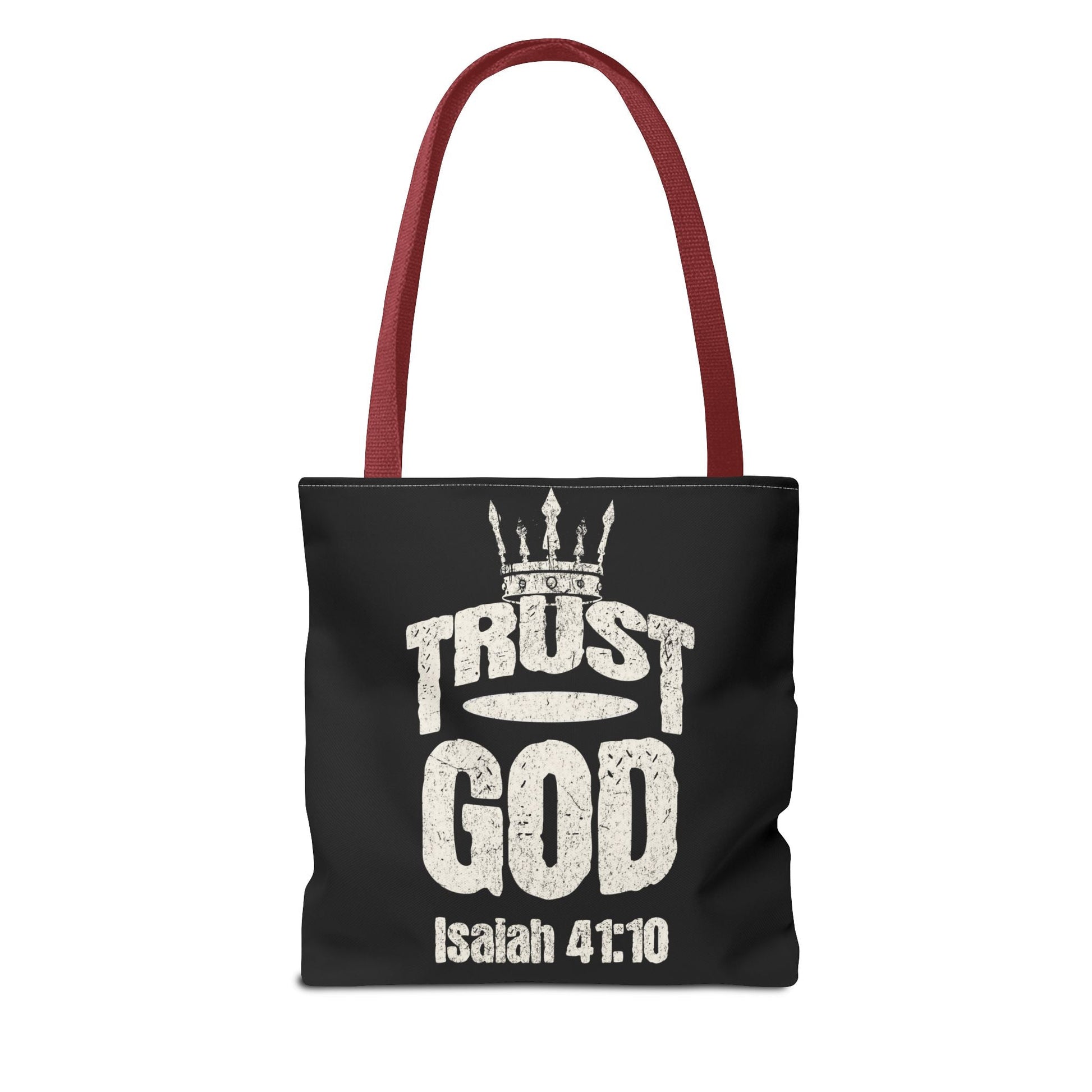 ✝️ Trust God – Isaiah 41:10 Christian Tote Bag | Bags – GodSpeed Threads
