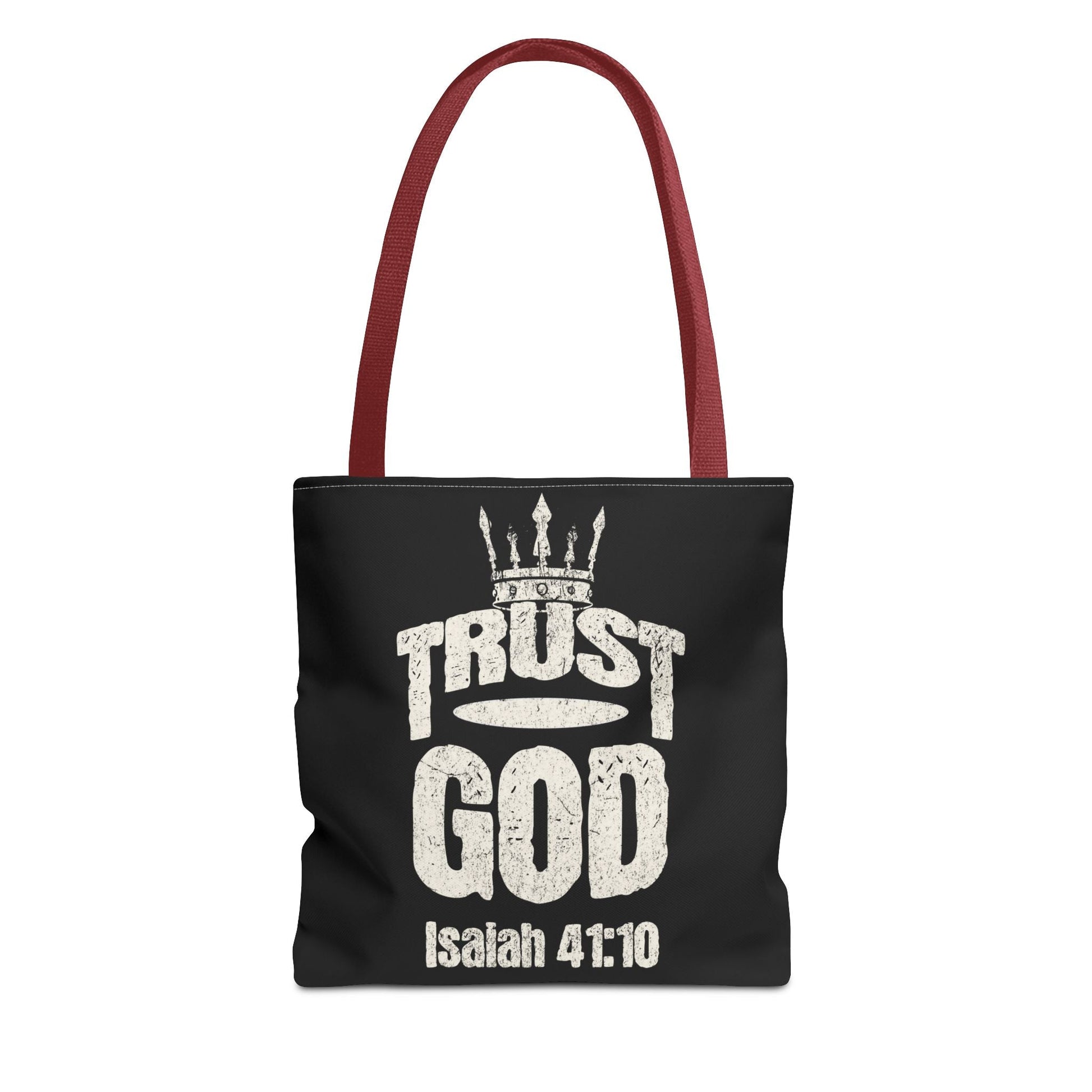 ✝️ Trust God – Isaiah 41:10 Christian Tote Bag | Bags – GodSpeed Threads
