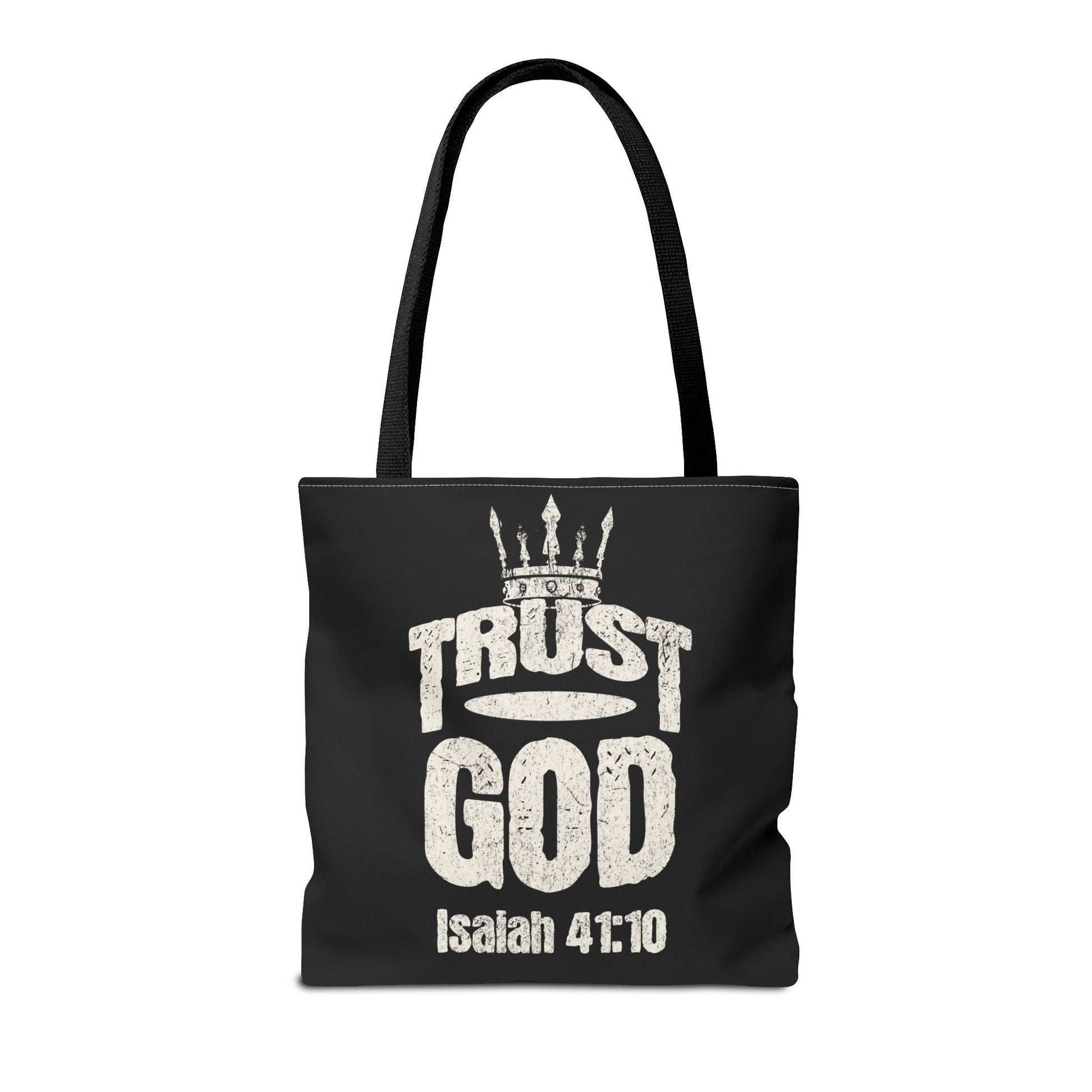 ✝️ Trust God – Isaiah 41:10 Christian Tote Bag | Bags – GodSpeed Threads