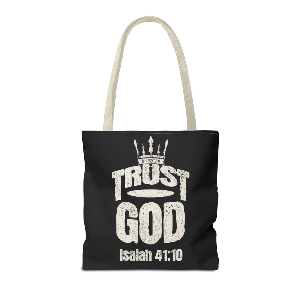 ✝️ Trust God – Isaiah 41:10 Christian Tote Bag | Bags – GodSpeed Threads