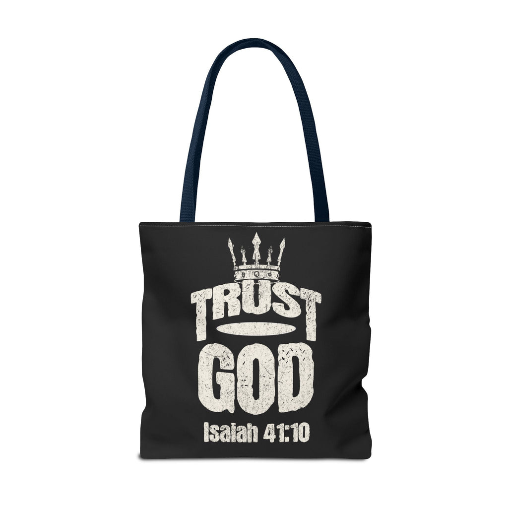 ✝️ Trust God – Isaiah 41:10 Christian Tote Bag | Bags – GodSpeed Threads