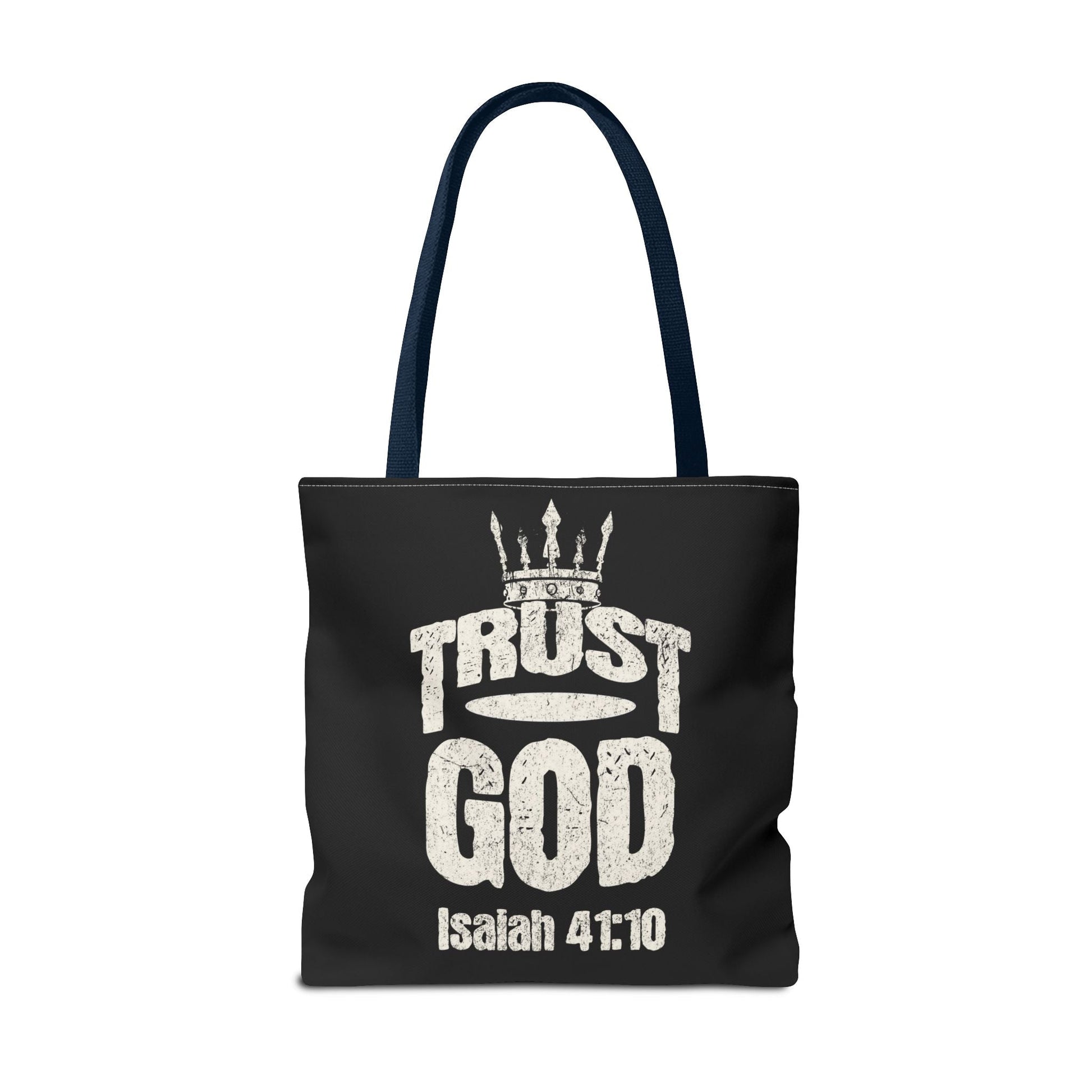 ✝️ Trust God – Isaiah 41:10 Christian Tote Bag | Bags – GodSpeed Threads