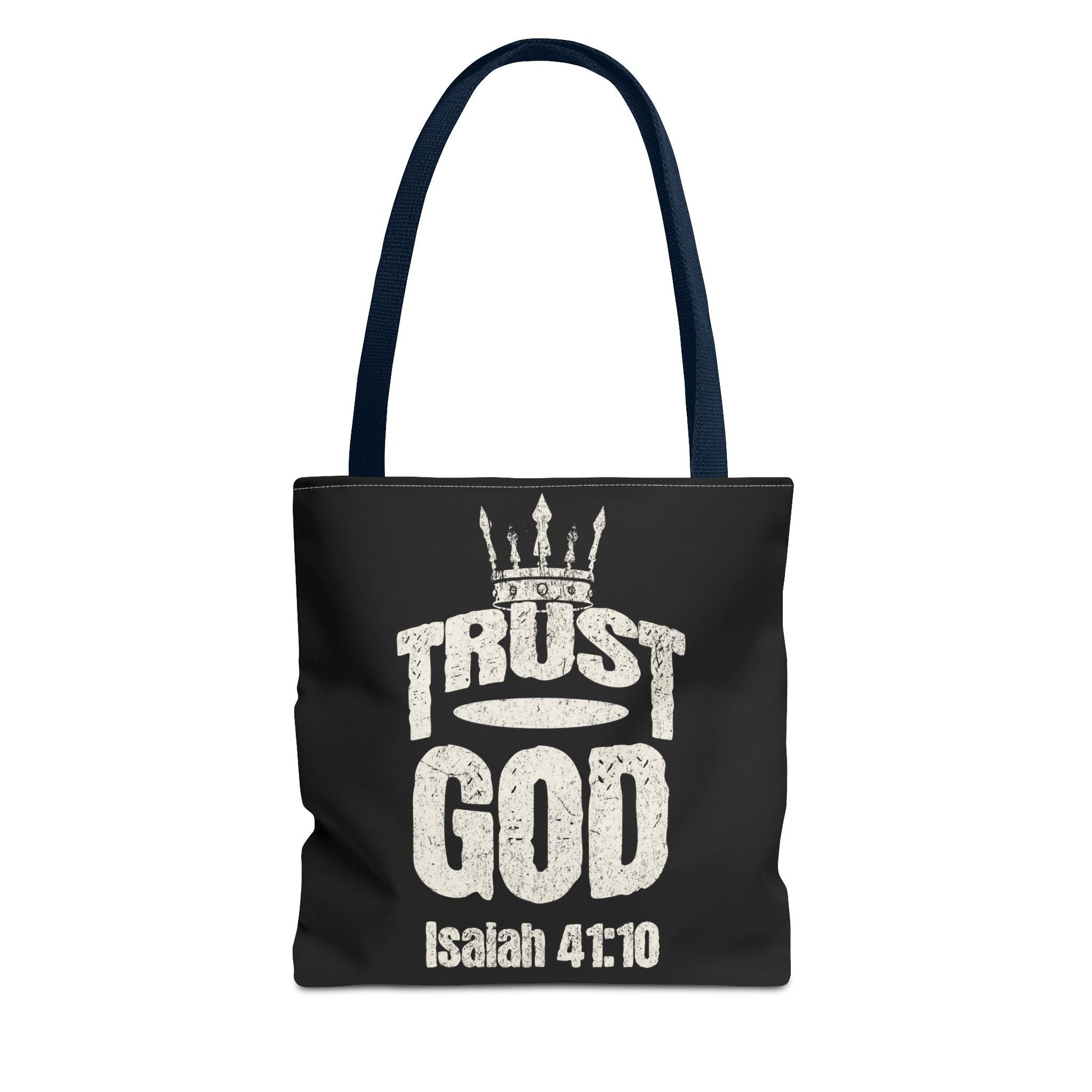 ✝️ Trust God – Isaiah 41:10 Christian Tote Bag | Bags – GodSpeed Threads