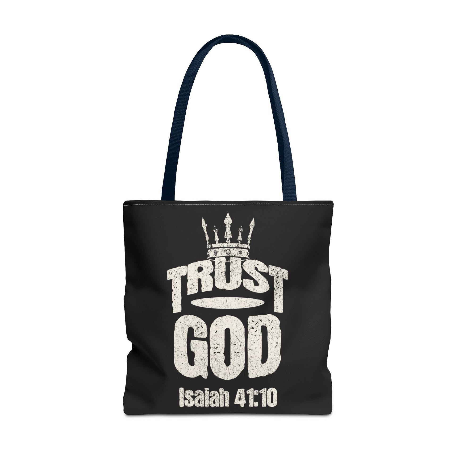 ✝️ Trust God – Isaiah 41:10 Christian Tote Bag | Bags – GodSpeed Threads