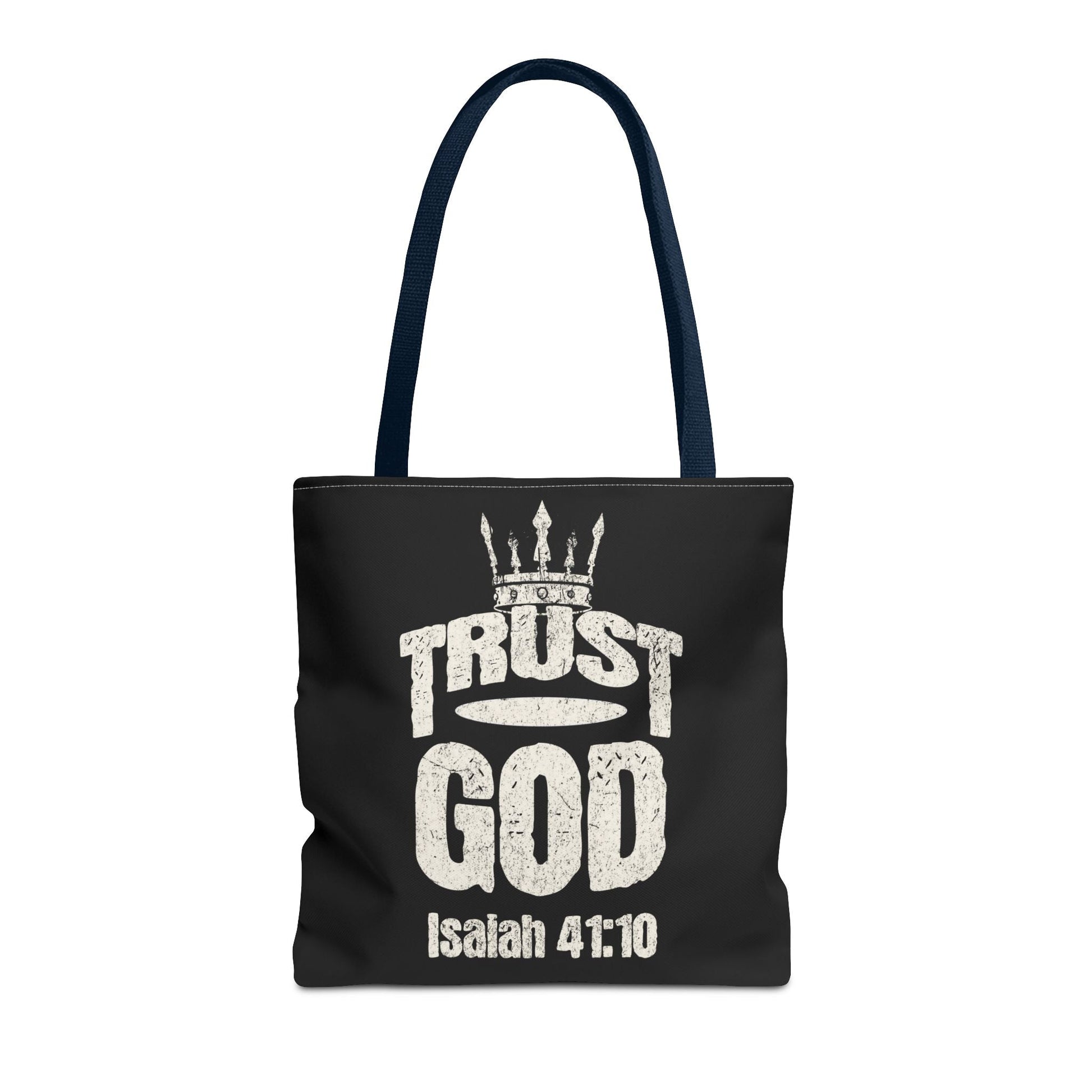 ✝️ Trust God – Isaiah 41:10 Christian Tote Bag | Bags – GodSpeed Threads