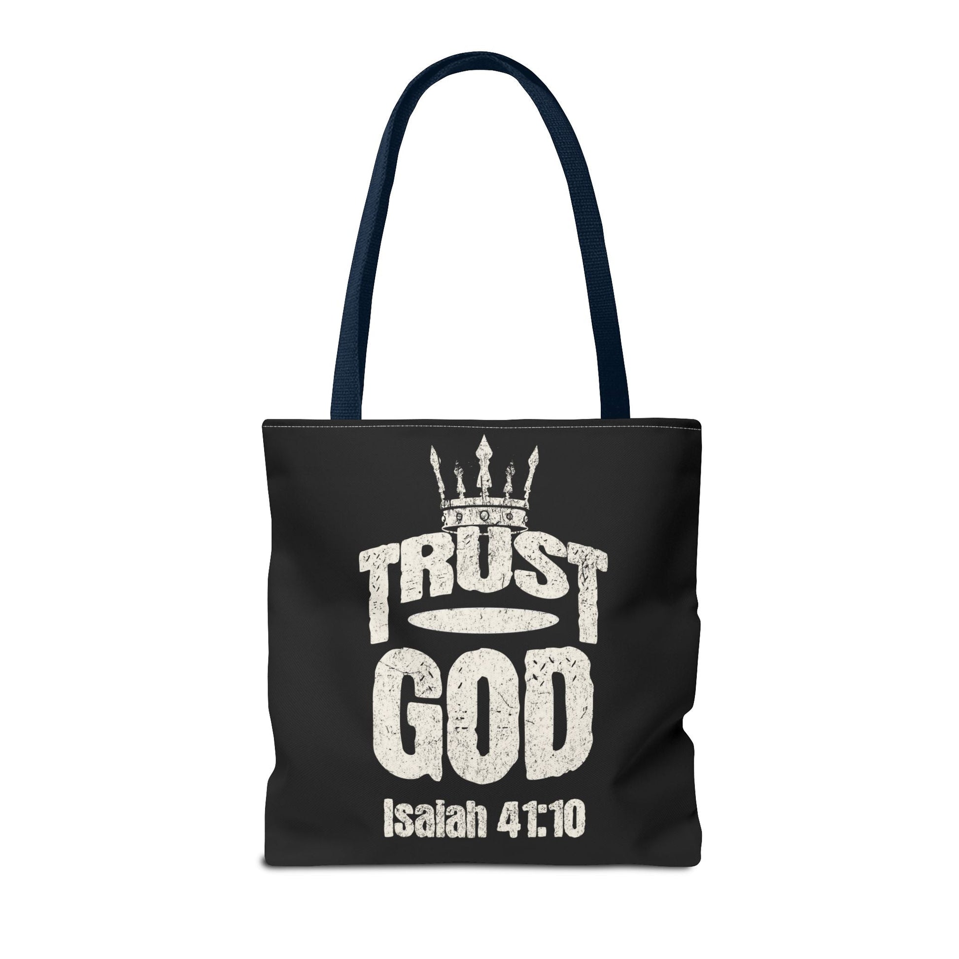✝️ Trust God – Isaiah 41:10 Christian Tote Bag | Bags – GodSpeed Threads