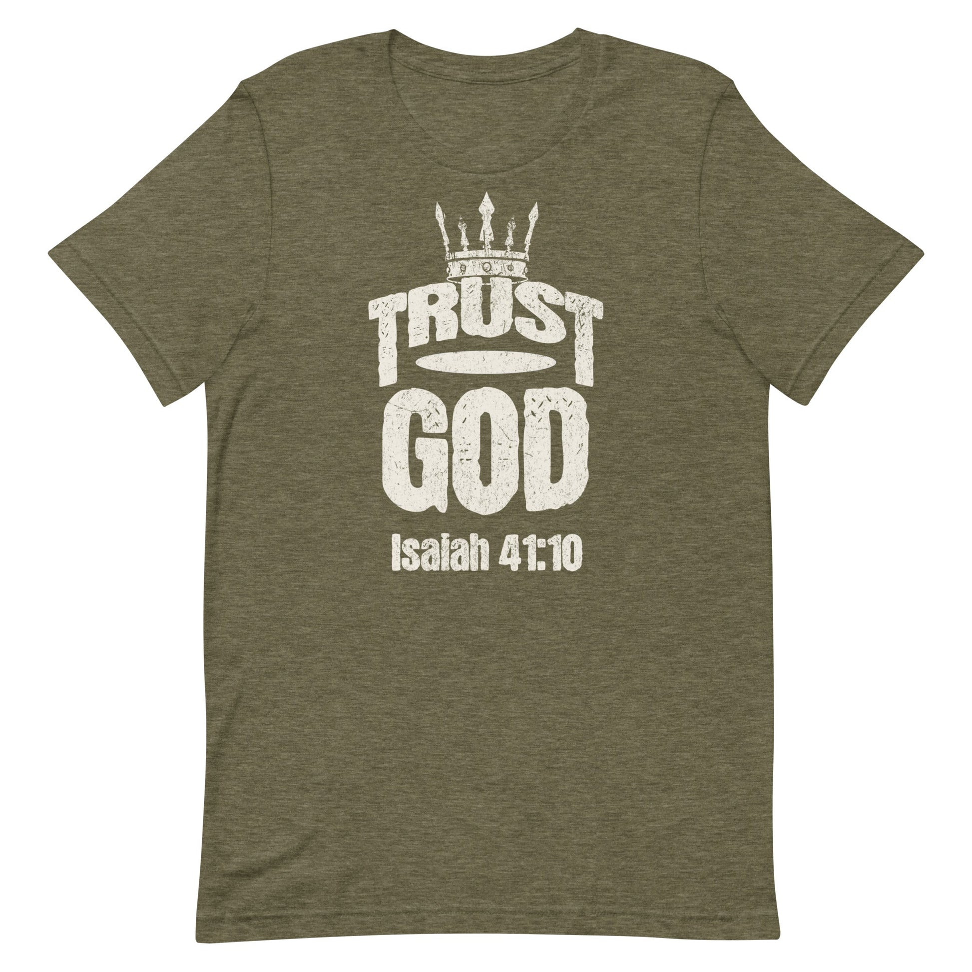 Trust God Men's T-Shirt – Isaiah 41:10 Christian Apparel | T-Shirt – GodSpeed Threads