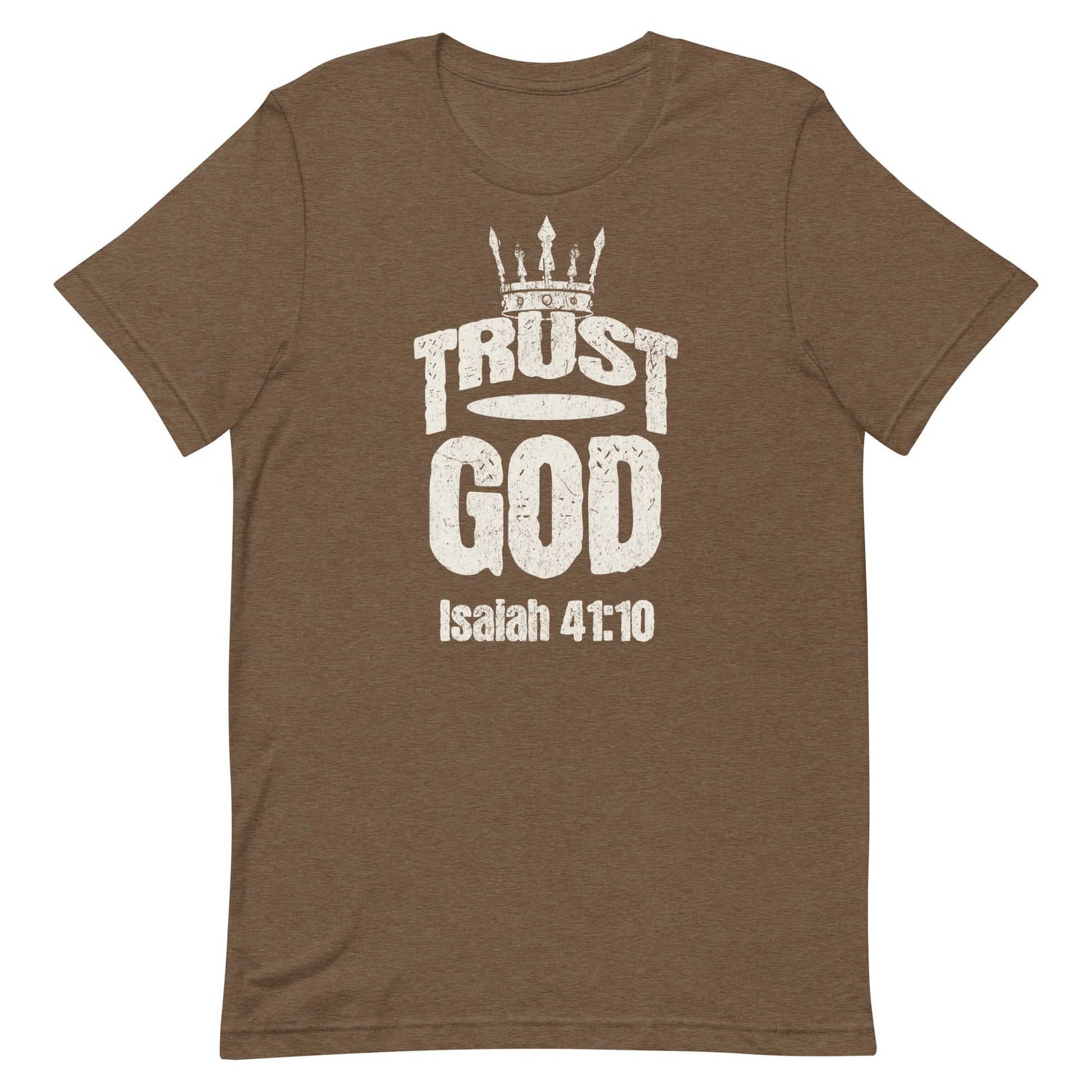 Trust God Men's T-Shirt – Isaiah 41:10 Christian Apparel | T-Shirt – GodSpeed Threads