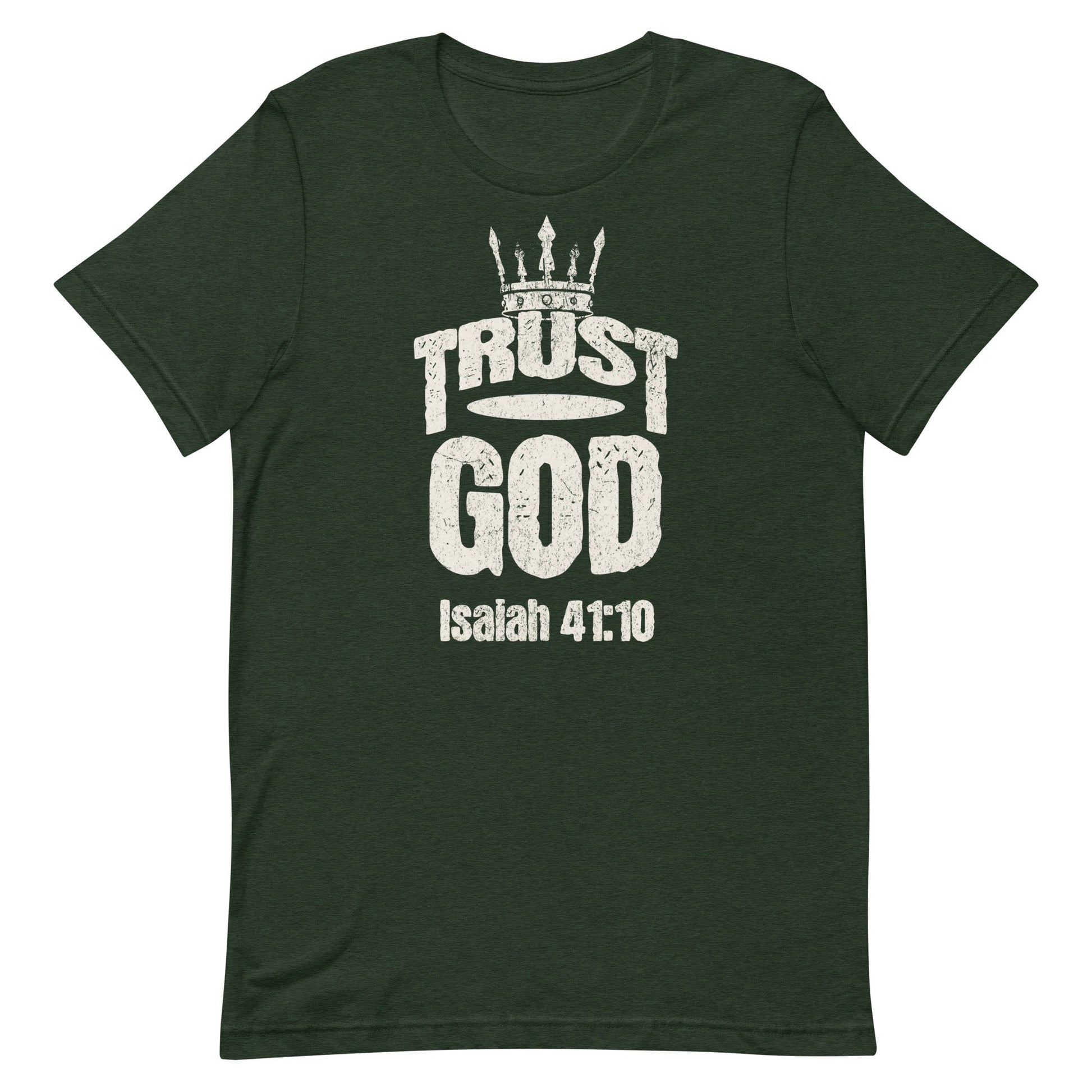 Trust God Men's T-Shirt – Isaiah 41:10 Christian Apparel | T-Shirt – GodSpeed Threads