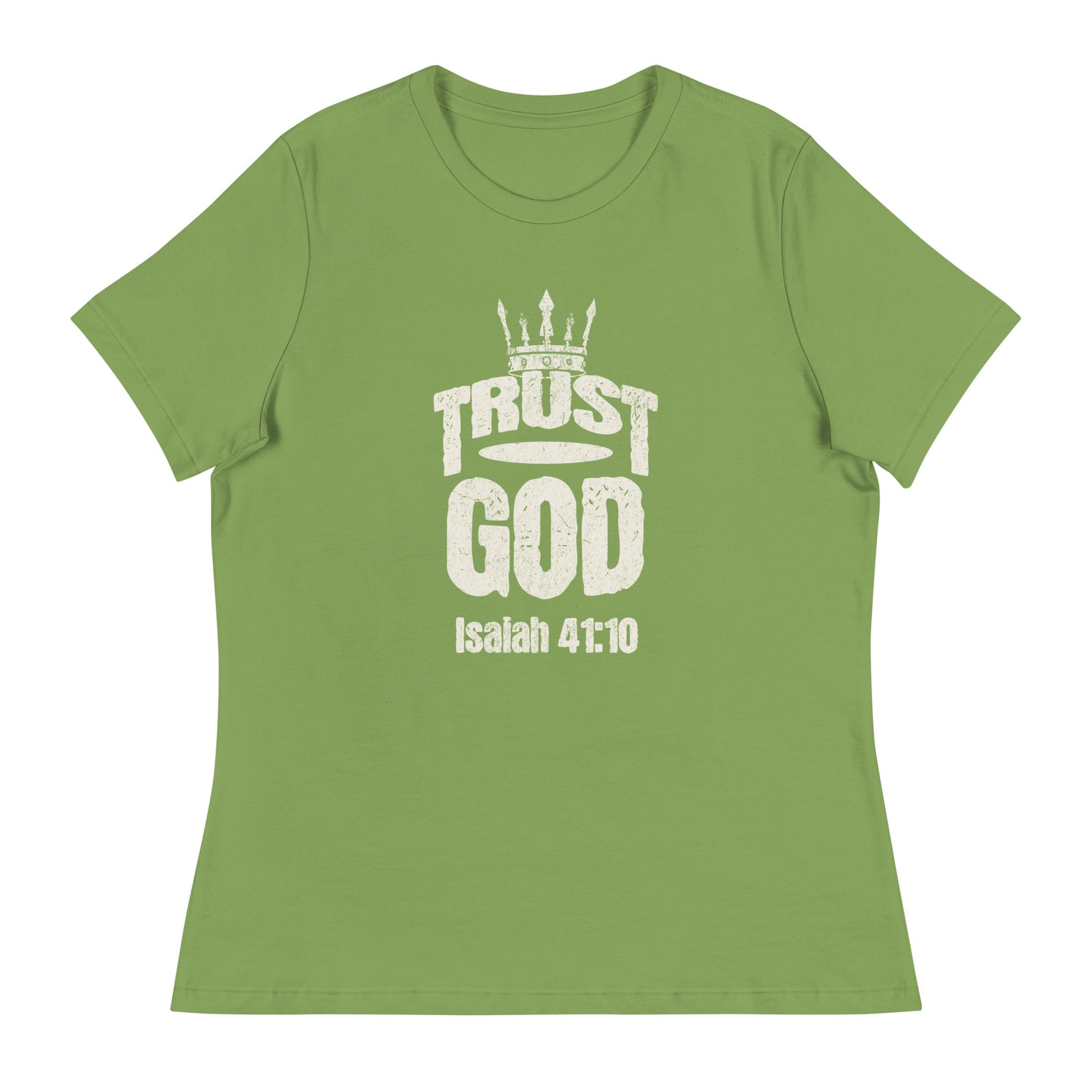 Trust God Women's T-Shirt – Isaiah 41:10 - Wear Your Faith | Women's T-Shirts – GodSpeed Threads