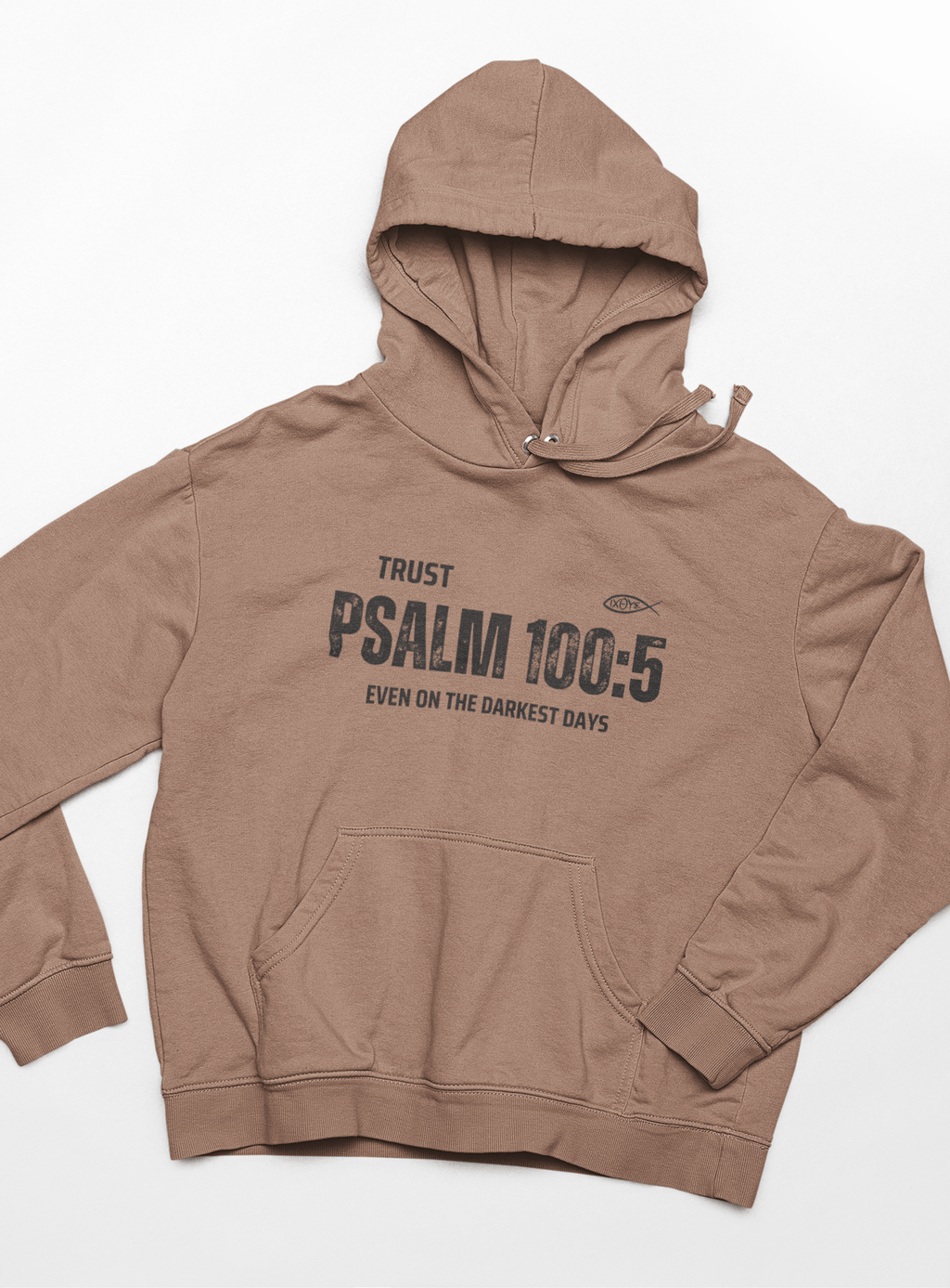 ✝️ Trust Psalm 100:5 Hoodie – Faith Through Darkness | Hoodies – GodSpeed Threads