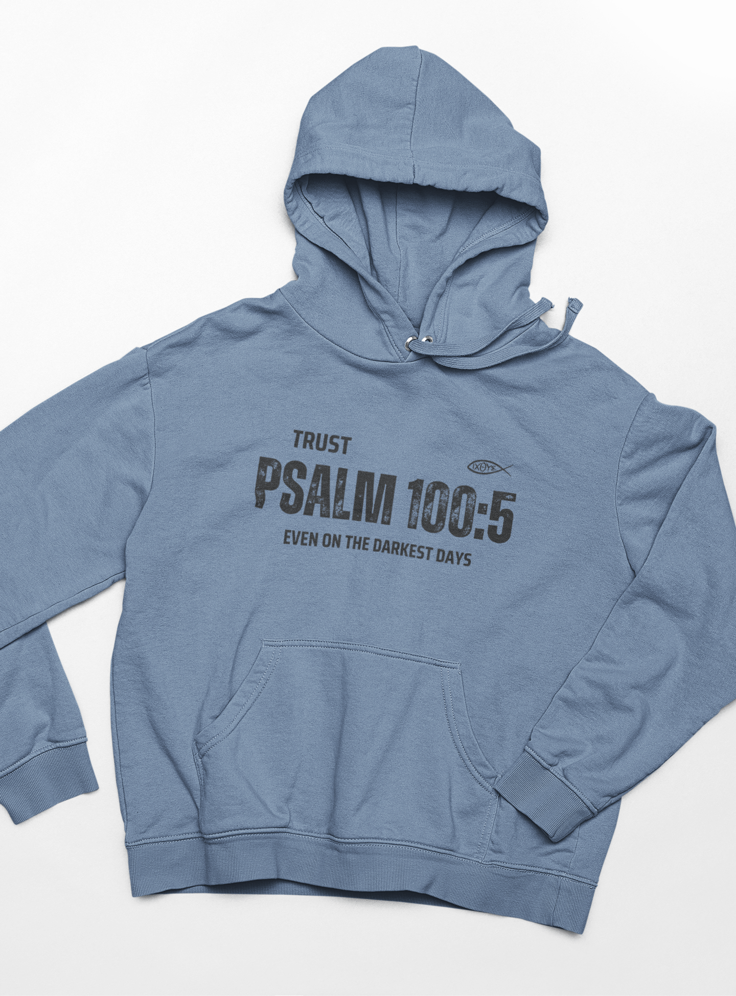 ✝️ Trust Psalm 100:5 Hoodie – Faith Through Darkness | Hoodies – GodSpeed Threads