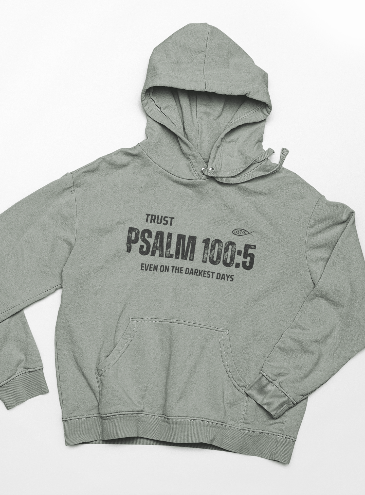 ✝️ Trust Psalm 100:5 Hoodie – Faith Through Darkness | Hoodies – GodSpeed Threads