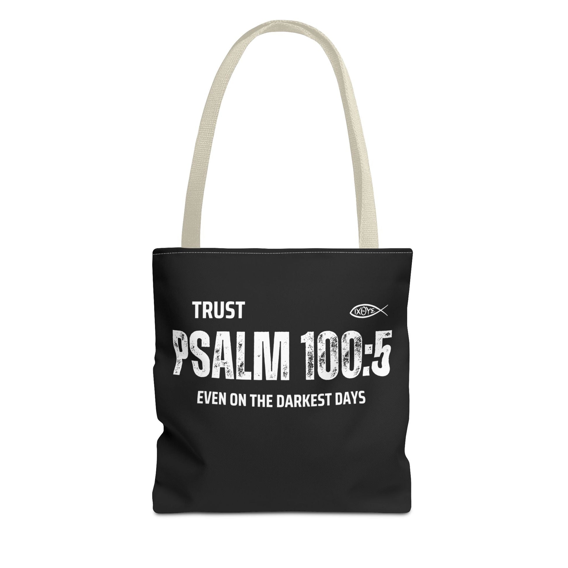 Trust Psalm 100:5 Inspirational Tote Bag, Motivational Shopping Bag, Faith - Based Gift, Christian Bag, Everyday Use Tote | Bags – GodSpeed Threads