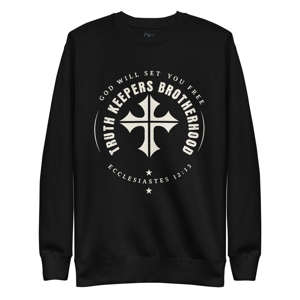 ✝️ Truth Keepers Brotherhood Sweatshirt – Ecclesiastes 12:13 | sweatshirts – GodSpeed Threads