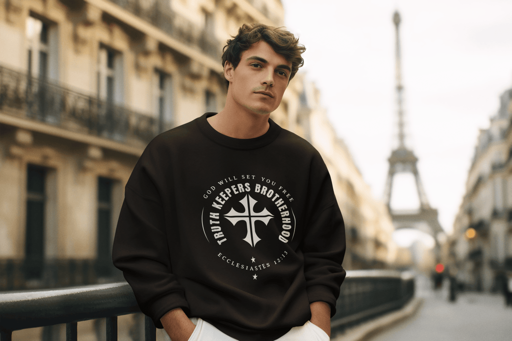 ✝️ Truth Keepers Brotherhood Sweatshirt – Ecclesiastes 12:13 | sweatshirts – GodSpeed Threads