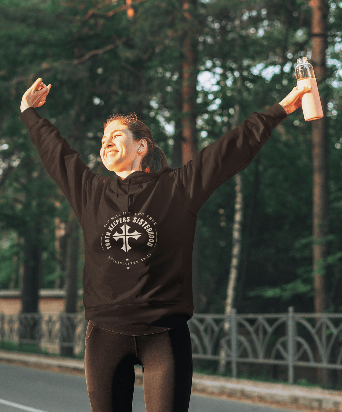 Truth Keepers Sisterhood Hoodie – Ecclesiastes 3:18 Faith Edition | – GodSpeed Threads