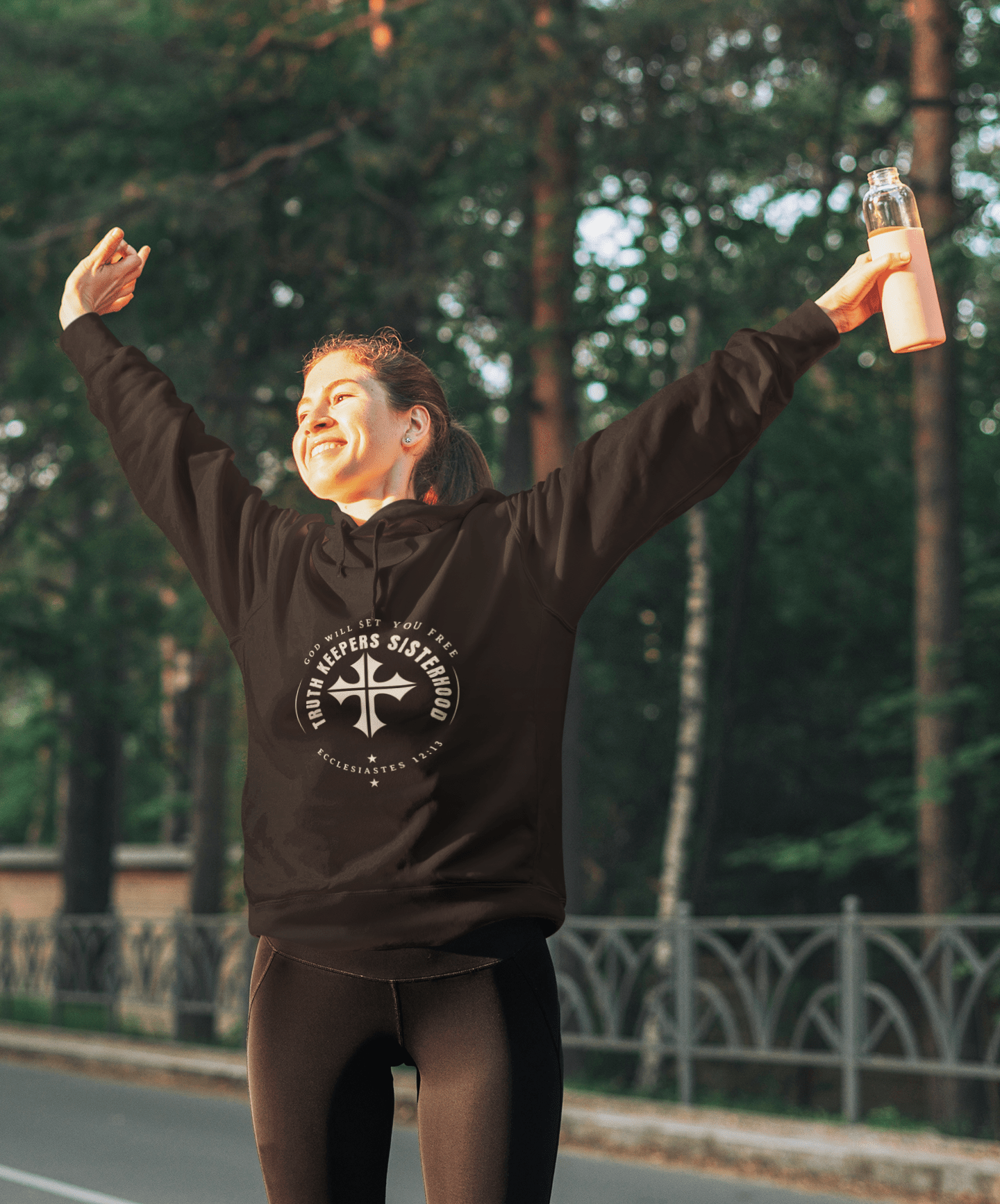 Truth Keepers Sisterhood Hoodie – Ecclesiastes 3:18 Faith Edition | – GodSpeed Threads