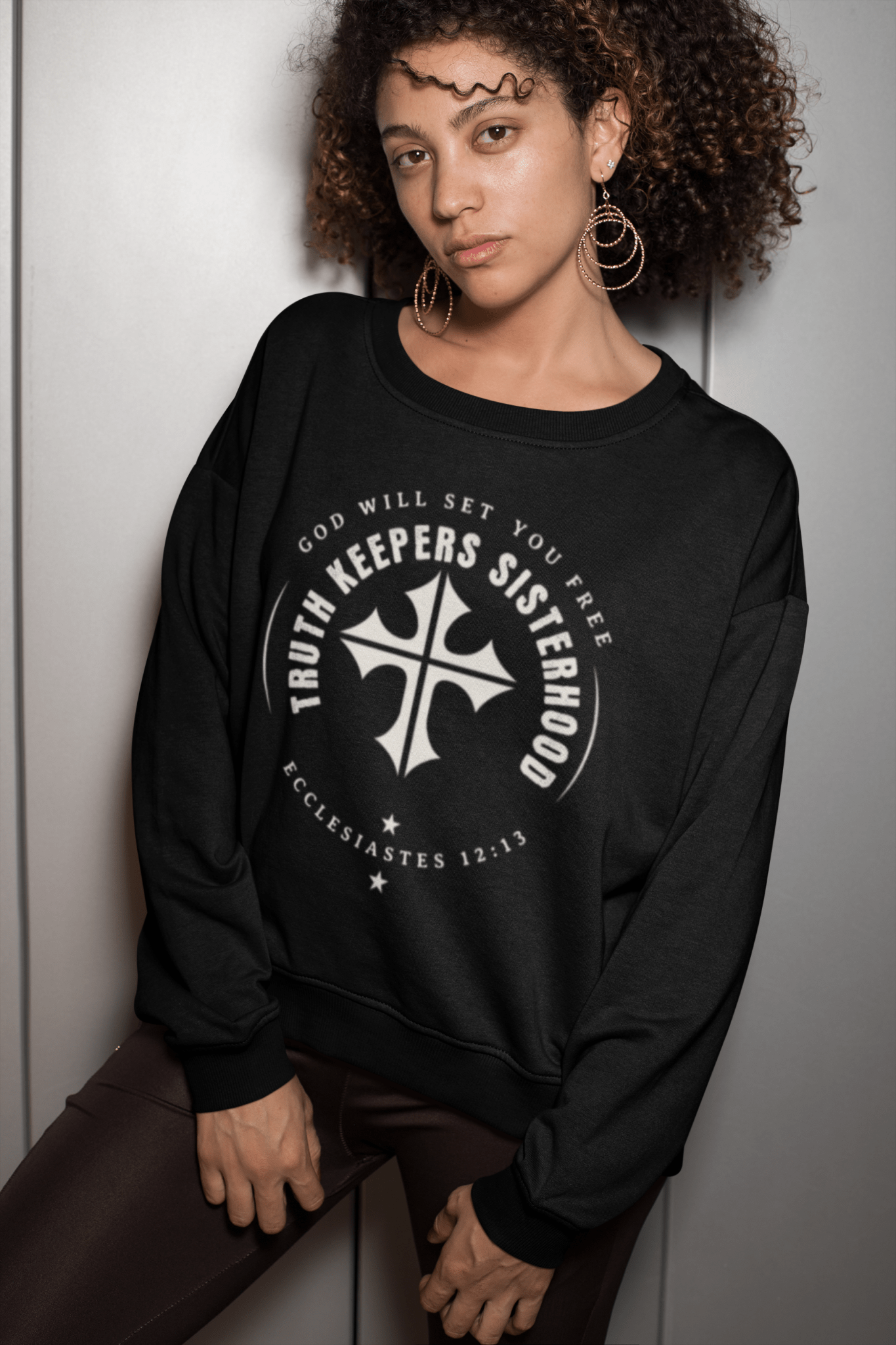 ✝️ Truth Keepers Sisterhood Sweatshirt – Ecclesiastes 12:13 | sweatshirts – GodSpeed Threads