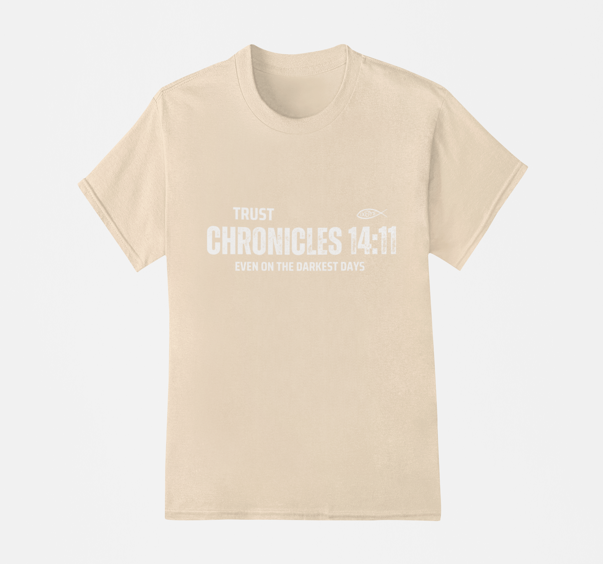 ✝️ Wear Strength and Trust with the Chronicles 16:31 T-Shirt | T-Shirt – GodSpeed Threads